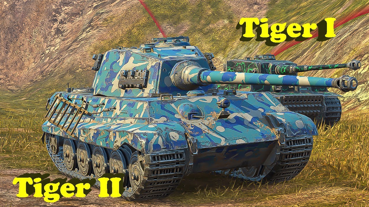 Tiger II ● Tiger I - WoT Blitz UZ Gaming