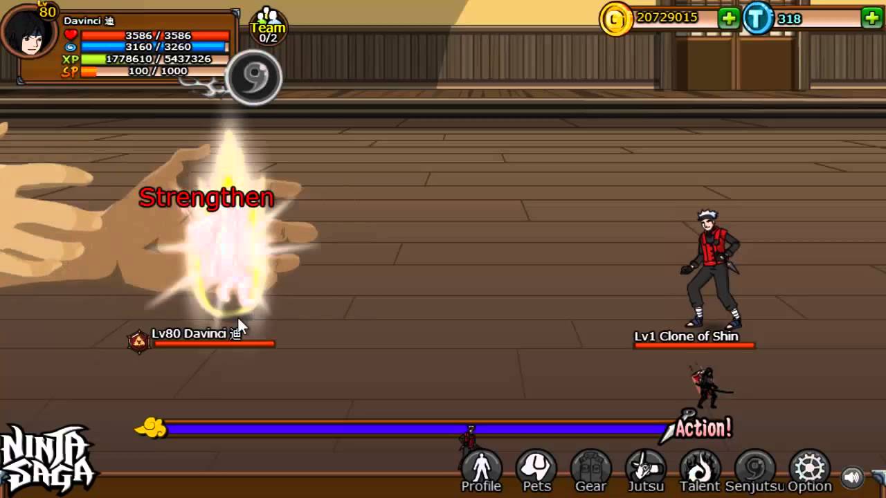 Ninja Saga: Differences between Violent Quake Fist and Archangel's Fury with Spanish coments