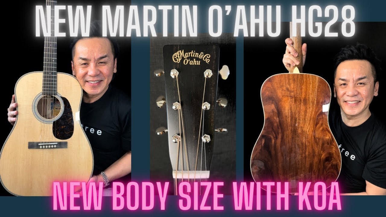 MARTIN’S New O’ahu Hawaiian Guitar HG-28 with KOA - Absolutely Outstanding Sounding Smaller packaged