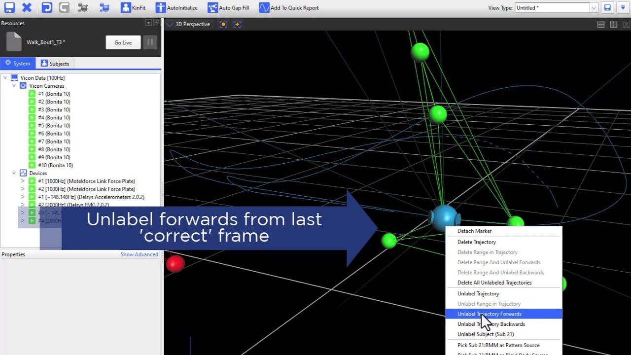 Marker Labels Swapping FIX - Vicon Nexus