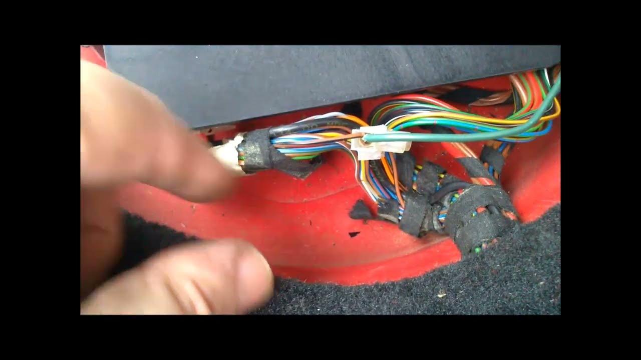 Porsche Boxster 986 alarm control unit location and modification