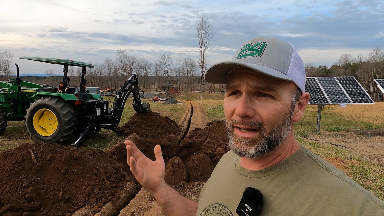 Farmer digging....finds a buried house? What is this mess?