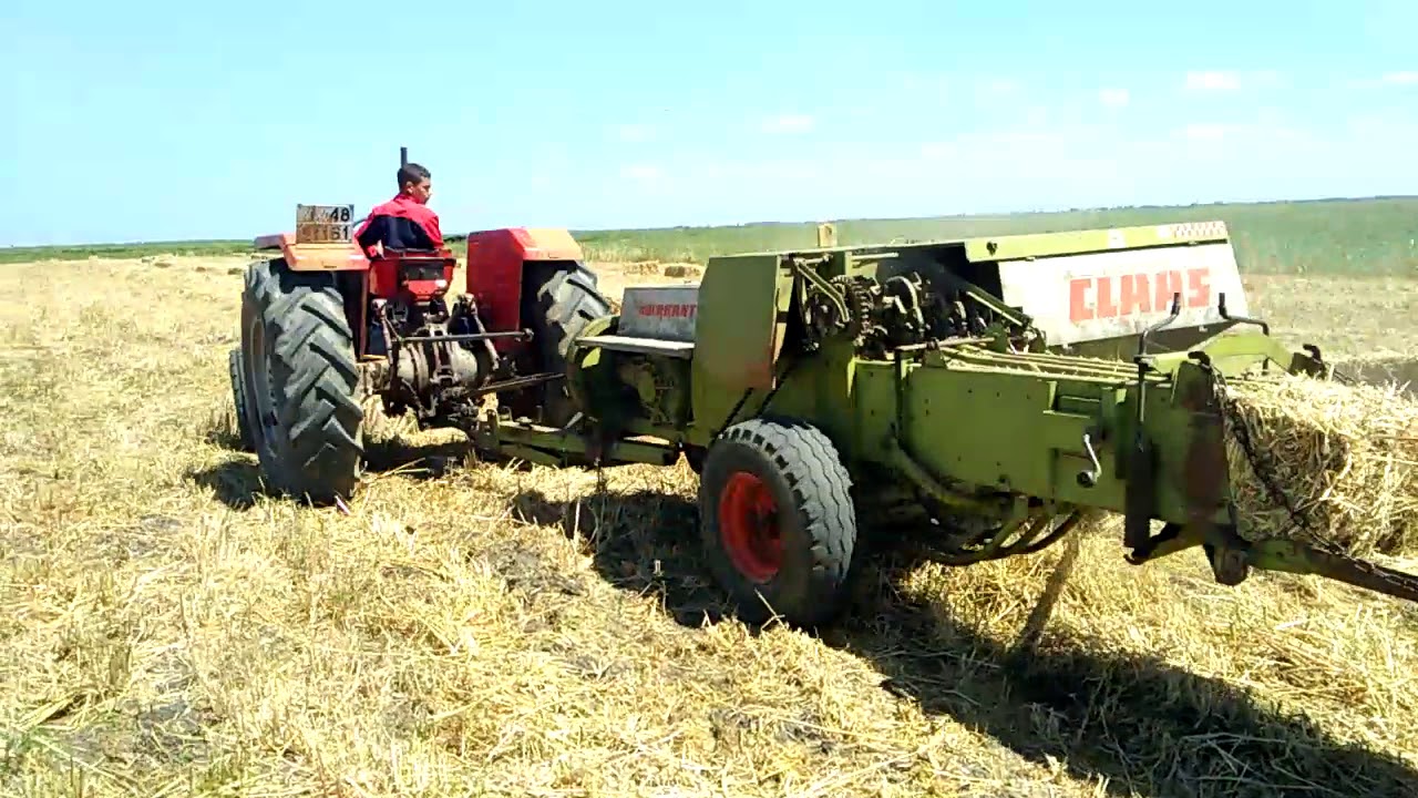 Claas 51 avec massey ferguson 165
