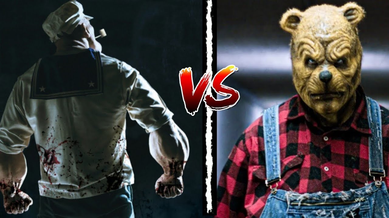 Ursinho Pooh vs Popeye (Winnie the pooh blood and honey (vs ( Popeye the Slayer man)