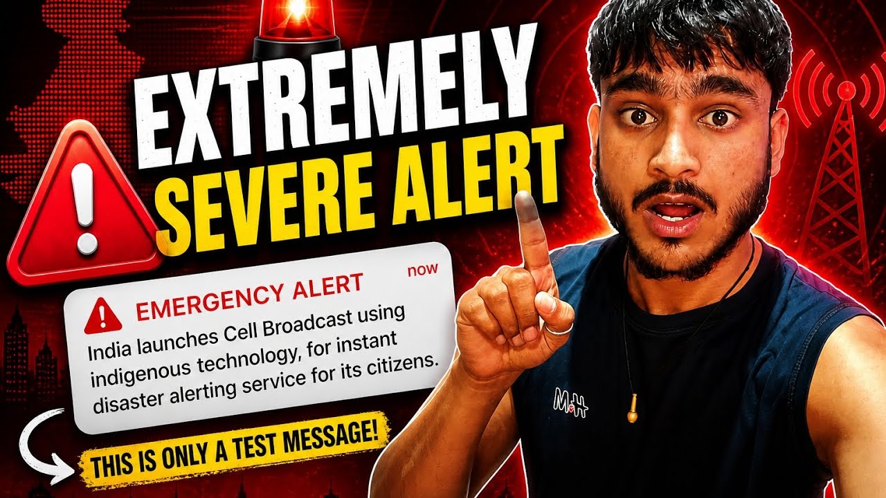 🚨 India Emergency Alert System Test 📢 | Cell Broadcast Alert Explained | Govt Message Truth #alert 