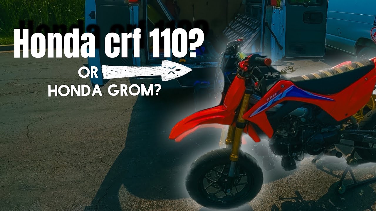 Hondas first mini supermoto - first ride