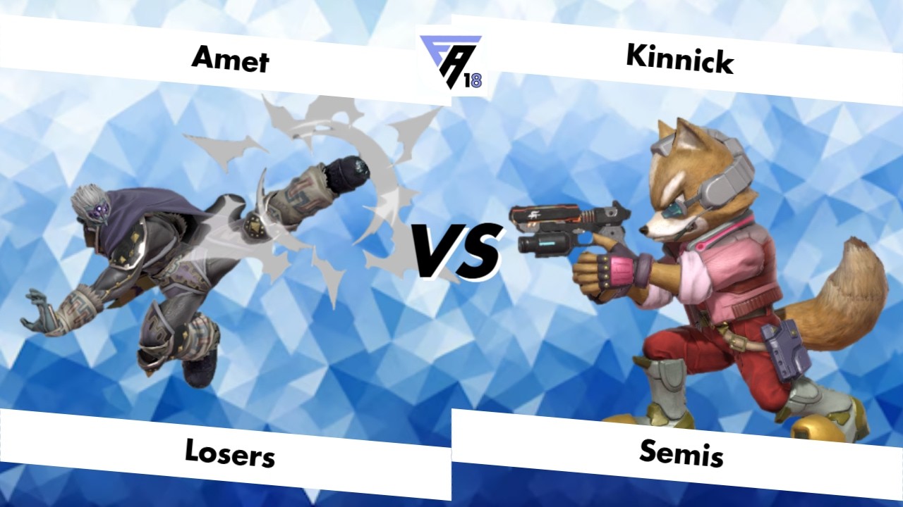 Frame Advantage #18 - Losers Semis - Amet (Ganondorf, Mario) vs Kinnick (Fox)