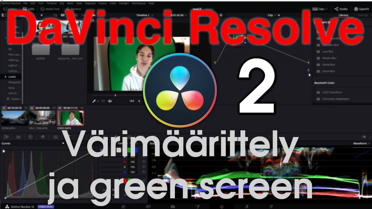 Näin editoit kuin AMMATTILAINEN pt. 2 (Davinci resolve 16)