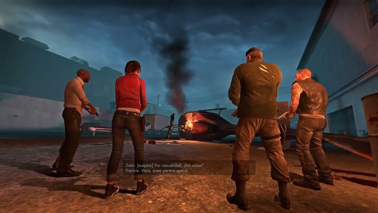 Left 4 Dead | Campaña: Crash Course | Capitulo 1: The Alleys, Bill