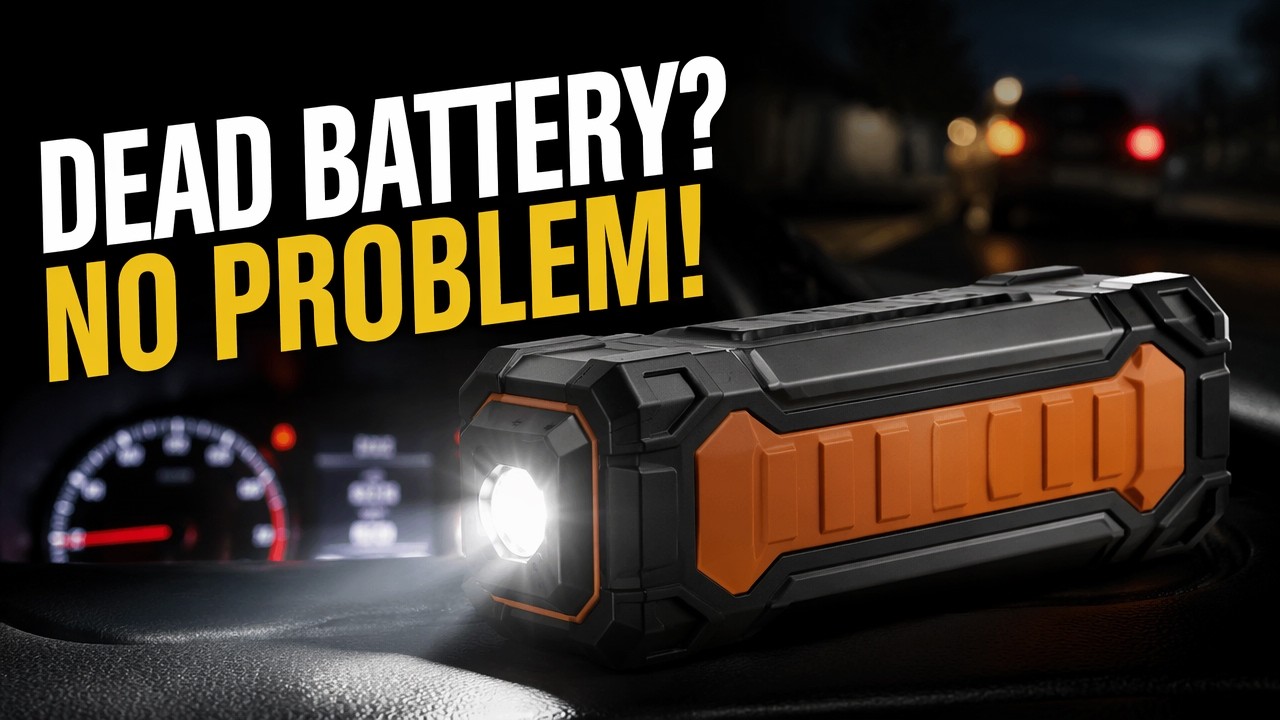 Tacklife T8 Portable Emergency Car Jump Starter and Battery Booster Unboxing
