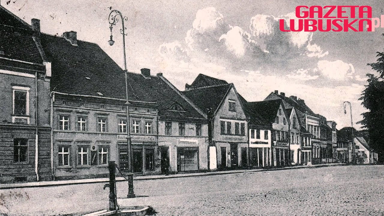 Międzyrzecz (Meseritz) - rynek i ratusz na archiwalnych pocztówkach