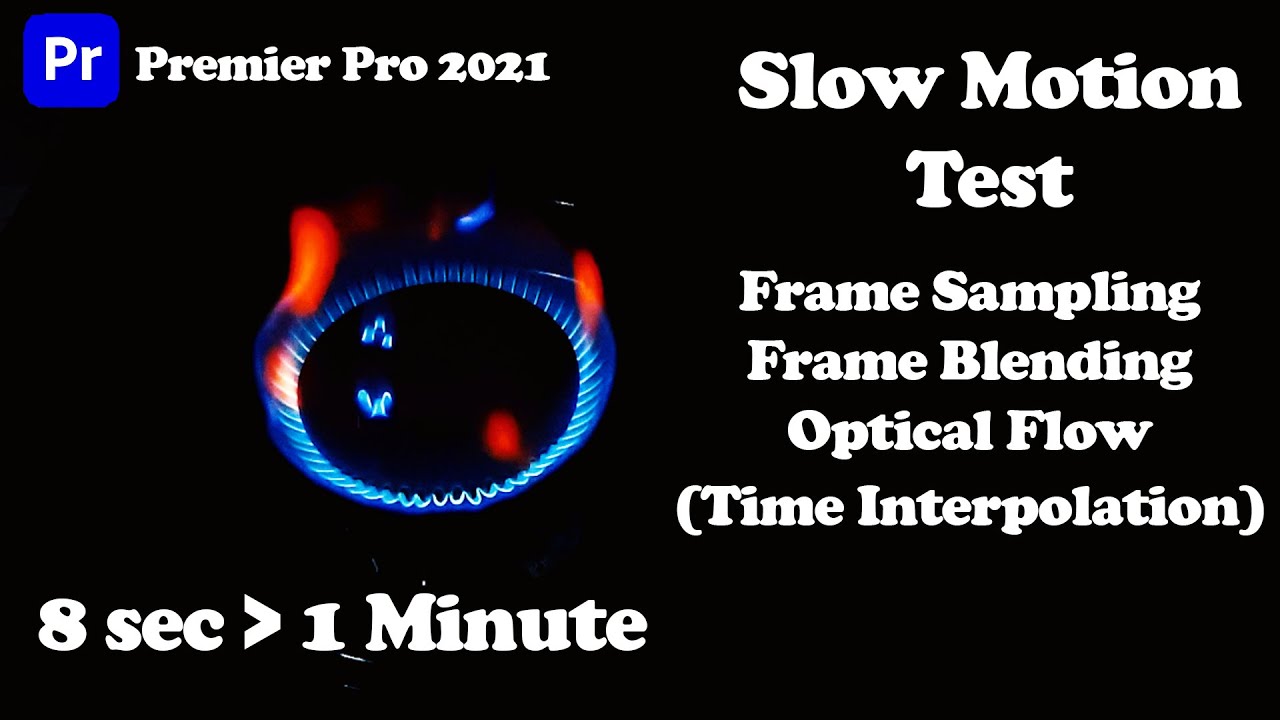 Premier Pro 2021 : Frame Sampling VS Frame Blending VS Optical Flow in Slow Motion (Interpolation)