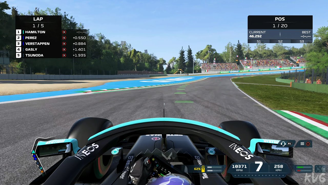 F1 2021 - Imola Circuit (Emilia-Romagna Grand Prix) - Gameplay (PS5 UHD) [4K60FPS]