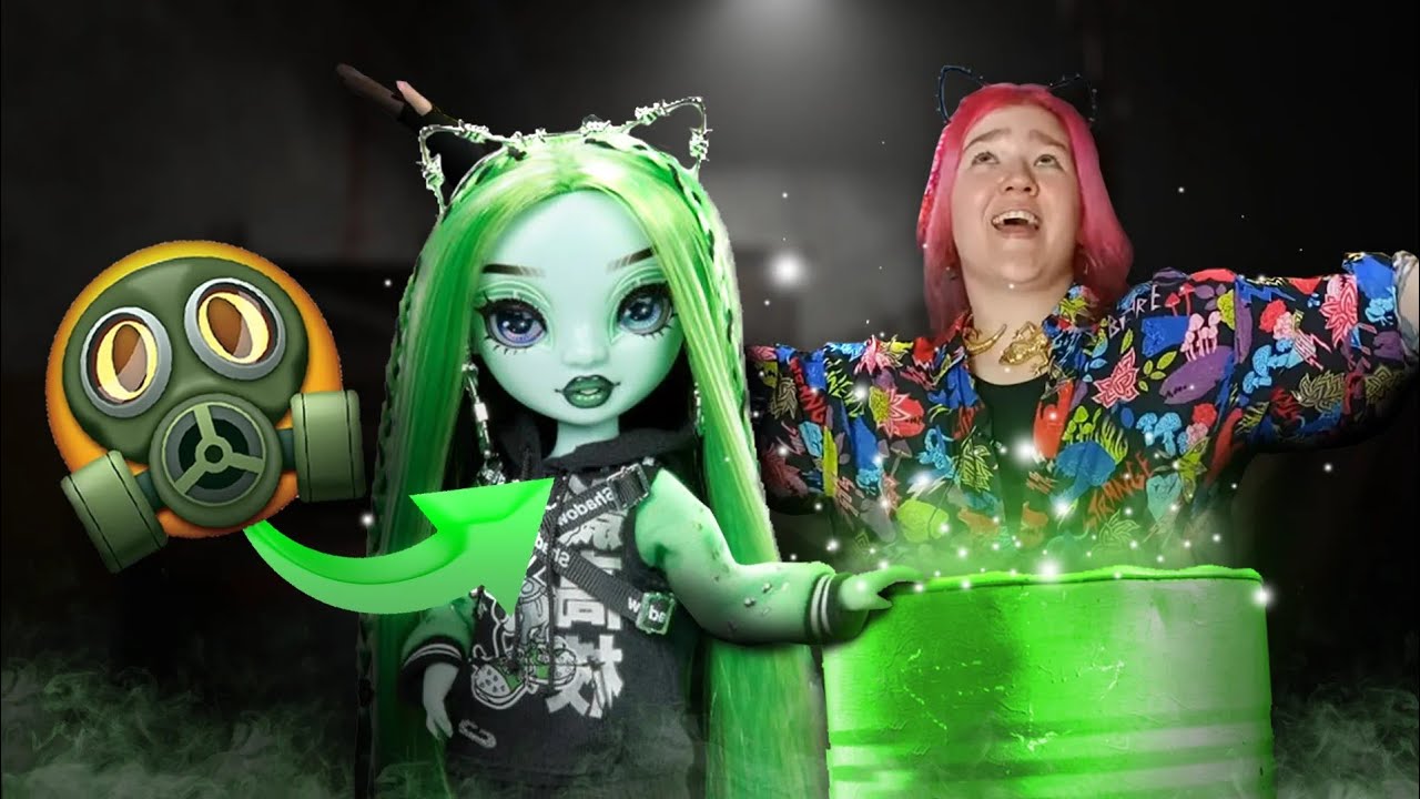 Toksyczna lalka?! ☣️😨 Neon Shadow High - Harley Limestone!💚