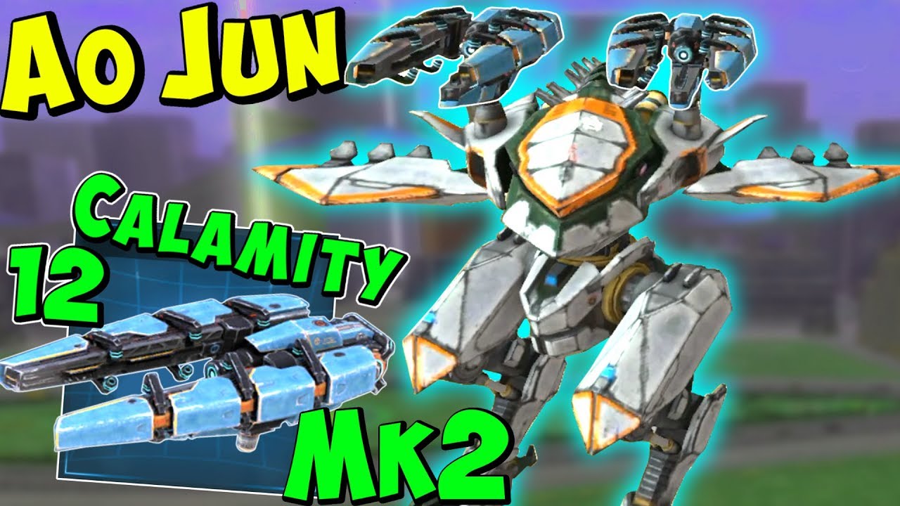 New MAX Weapon CALAMITY AO JUN Mk2 War Robots Live Gameplay WR