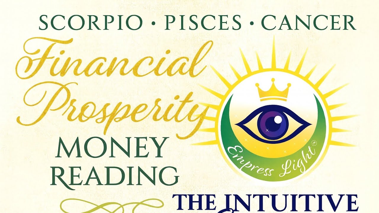 FINANCIAL 💵 READING FOR PISCES ♓ SCORPIO ♏ AND CANCER ♋ TRUST YOUR INTUITION! YOUR BEING LED!