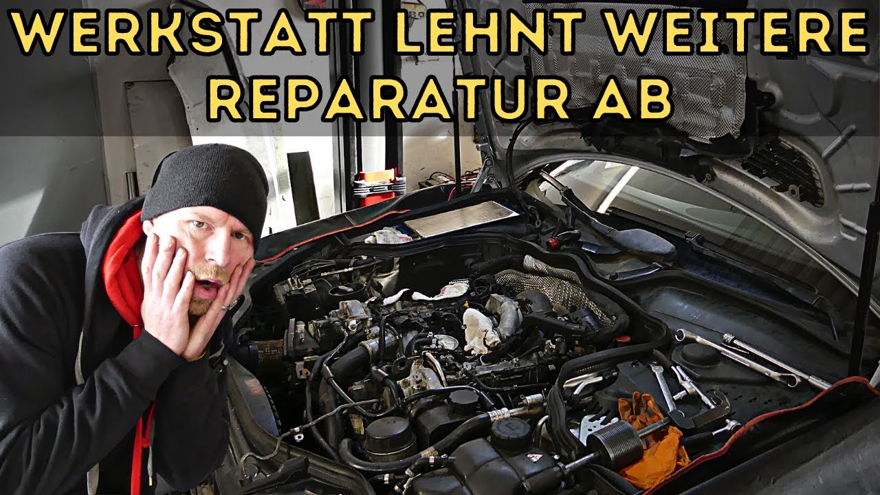 Werkstatt zerstört 4 Glühkerzen und bricht Reparatur ab | Mercedes W211 320CDI OM642 | MB Youngtimer