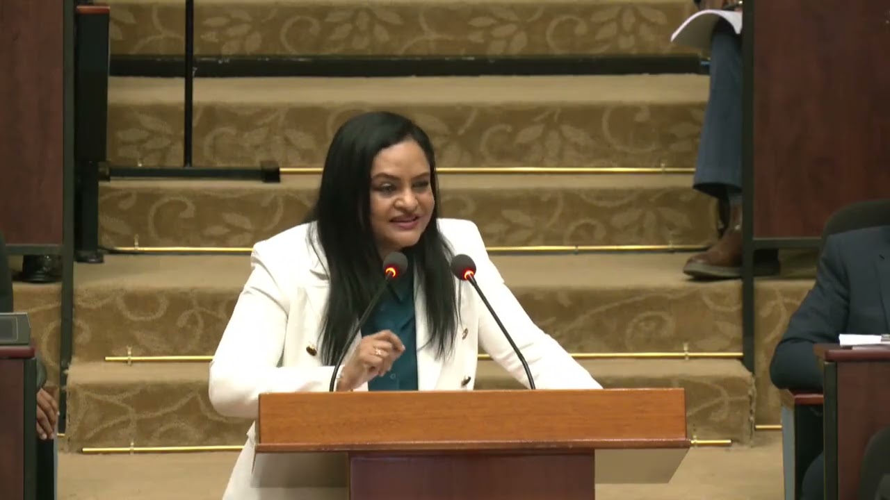 Budget 2026 debate presentation by Minister of Human Services & Social Security, Dr Vindhya Persaud.