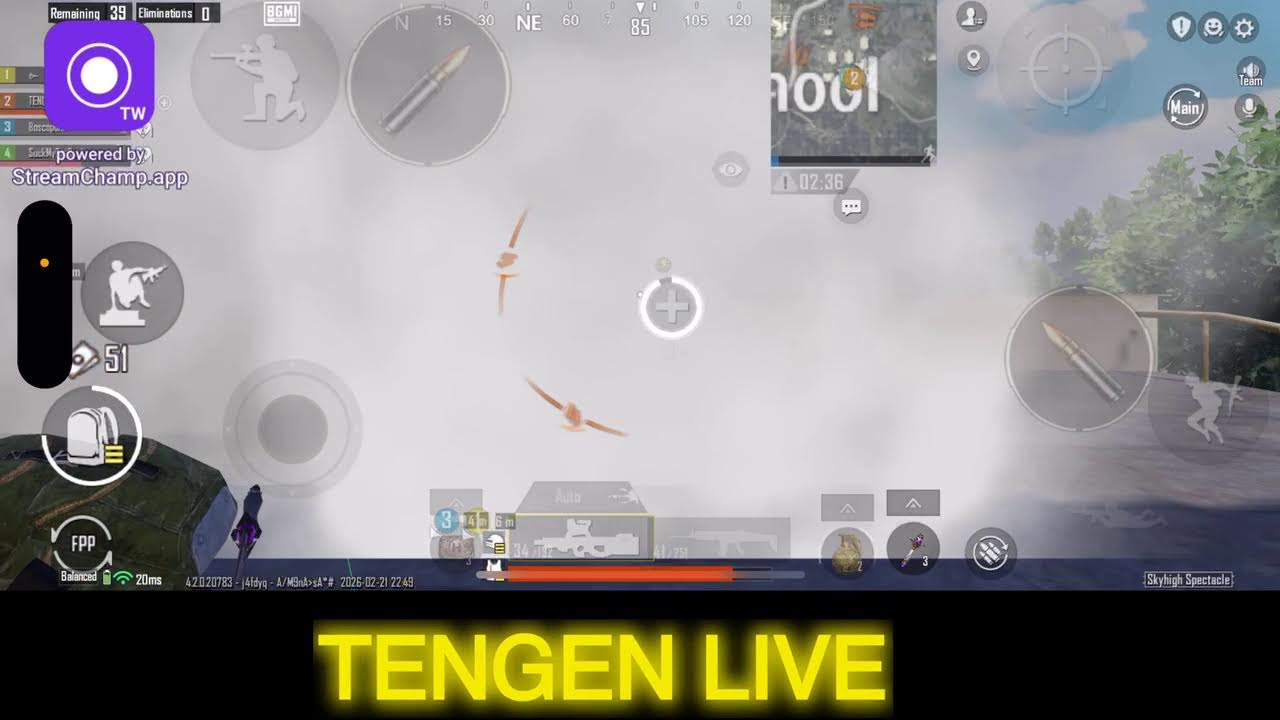 BGMI live stream day-1