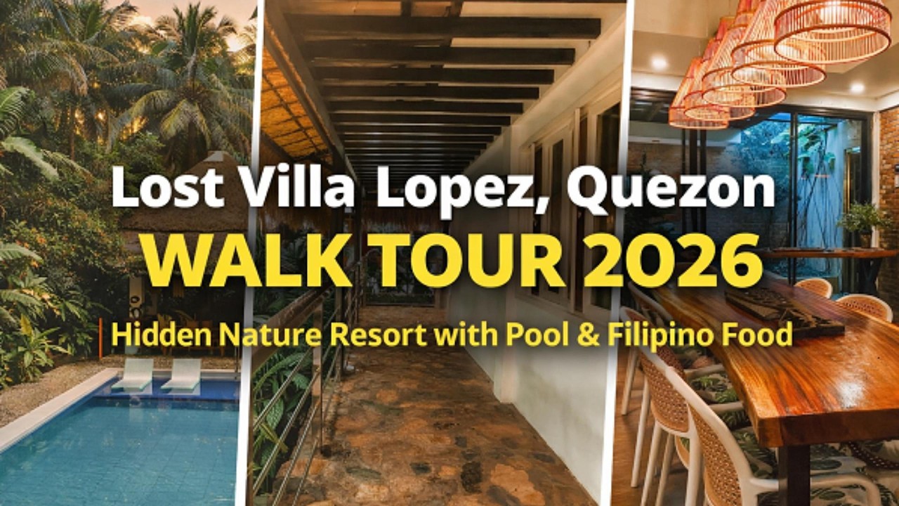 Lost Villa Lopez, Quezon Walk Tour 2026 | Hidden Nature Resort with Pool & Filipino Food