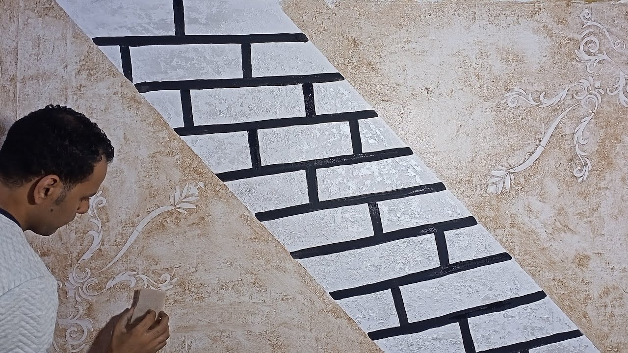 عمل ديكور استنسل البارز باستخدام المعجون اصنع بنفسك