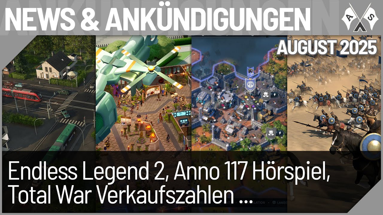 Strategiespiele News & Ankündigungen - August 2025