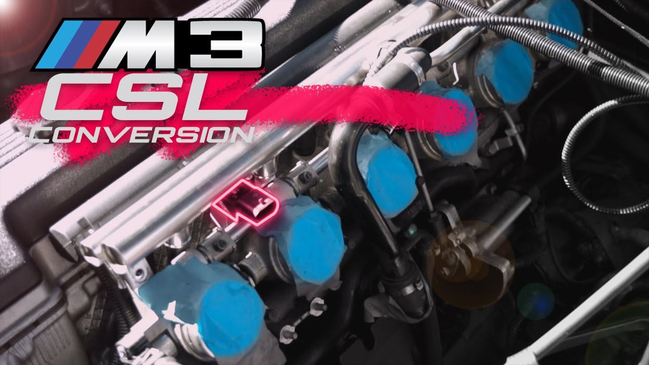 e46 M3 CSL Conversion - Map Sensor Install
