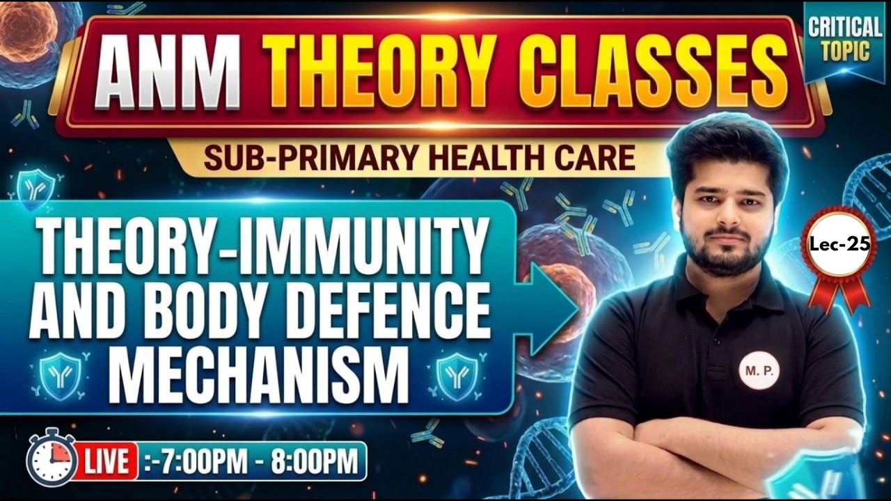 ANM Exam Guaranteed Questions 💯 | Immunity & Body Defence Mechanism | Lec-25