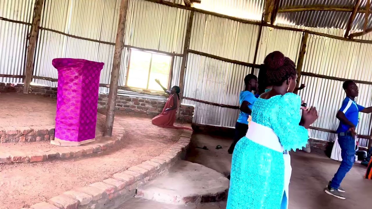 During our praise  in our church here in Uganda Africa 