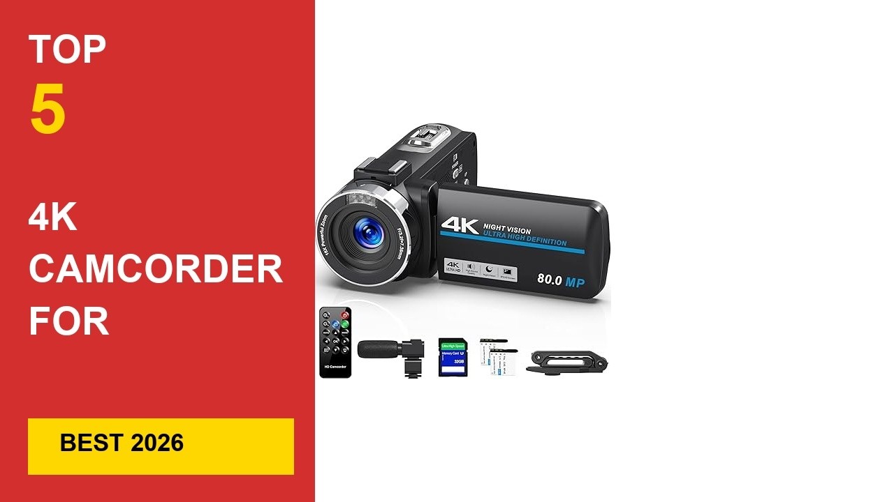 Best 4K Camcorder For Youtube Vlogging in 2026 - Expert Reviews in 2026