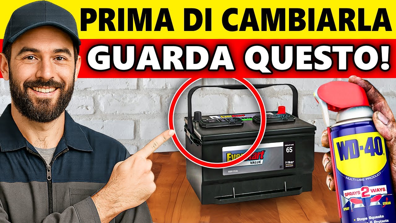 NON cambiare mai la BATTERIA della tua AUTO senza conoscere QUESTO SEGRETO!!!