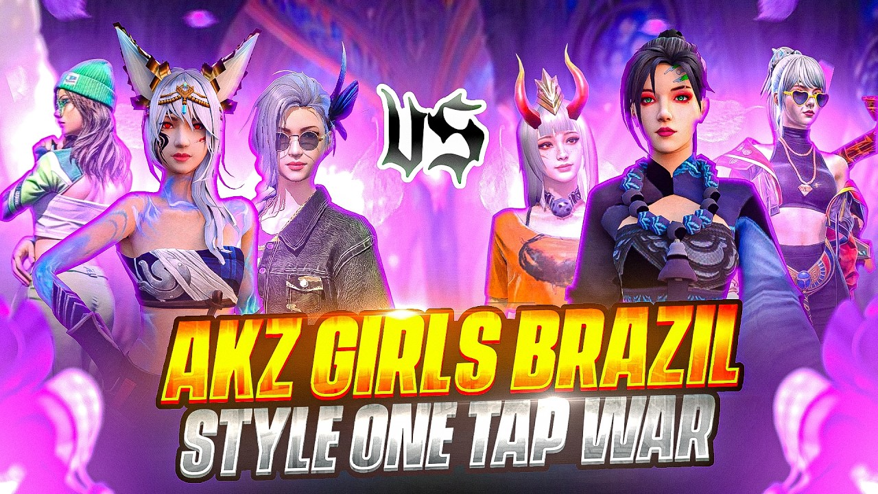 🔴LIVE🔴 Brazil Style ☠️ AKZ GIRLS  1v1 OneTap War