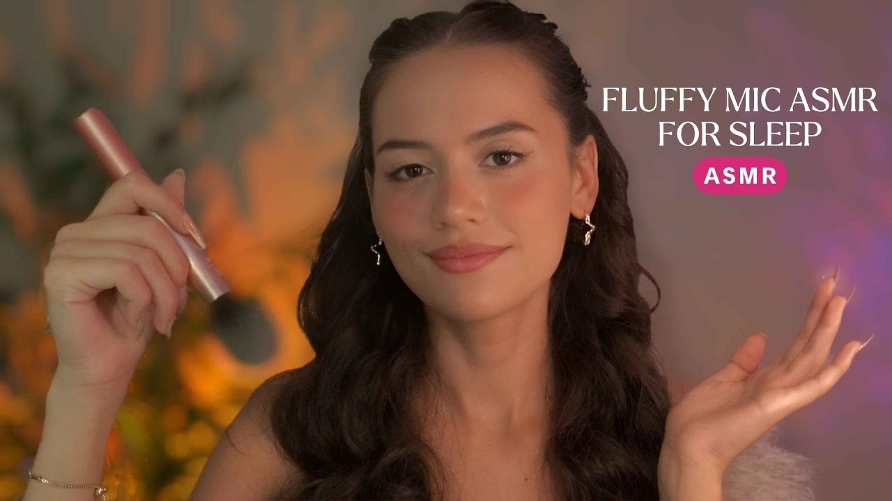 ASMR - Fluffy Mic Asmr For Sleep - Ocean Waves, Brushing, Soothing Sounds