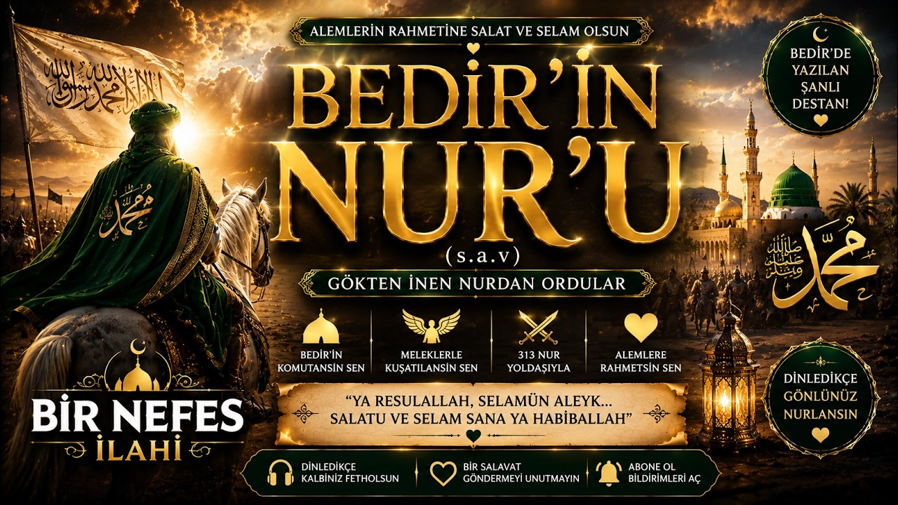 Bedir'in Nur'u (s.a.v) | Bedir İlahi | Bir Nefes İlahi