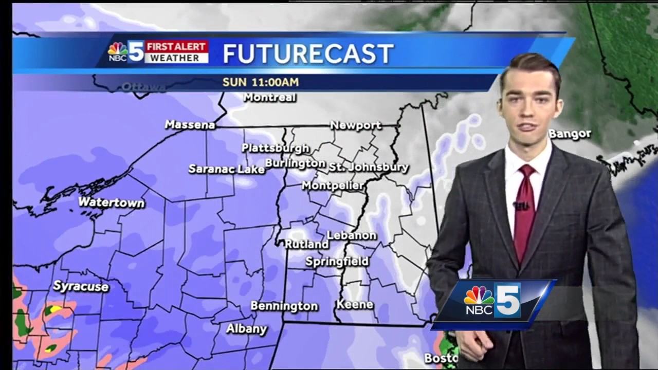 Video: Heavy snow begins midday (2-12-17)