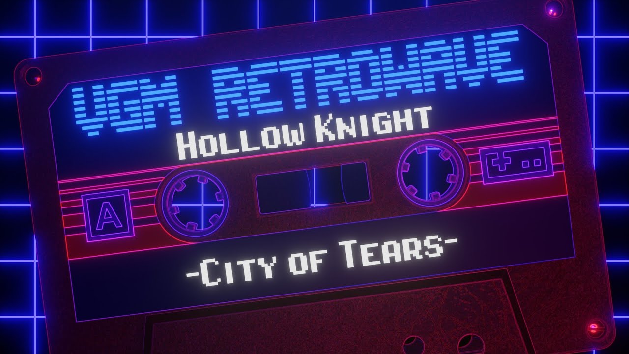 Hollow Knight - City of Tears 80s Retrowave