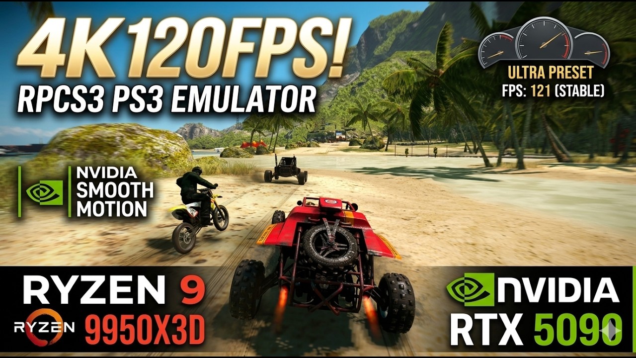MotorStorm: Pacific Rift в 4K и 120 FPS на RPCS3 &mdash; выглядит просто невероятно в 2026 году!