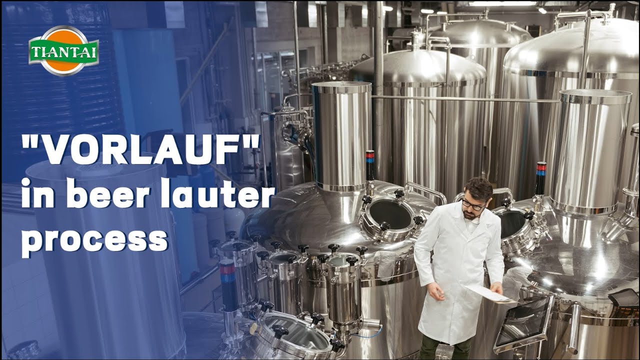 &ldquo;VORLAUF&ldquo; in beer lautering process #wortrecirculation #lautertun #craftbeerbrewing #vorlauf