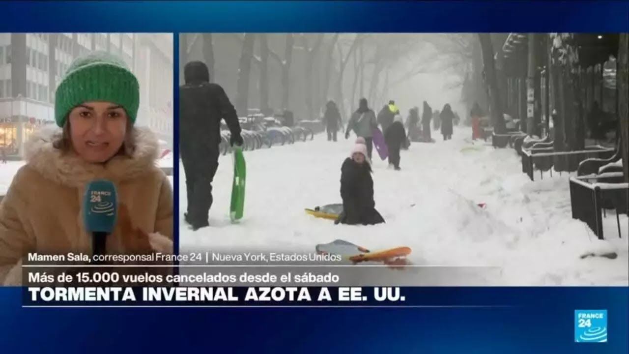 Informe desde Nueva York: tormenta invernal afecta a millones de personas en EE. UU.