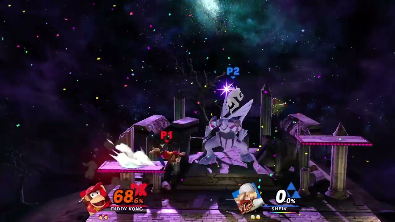 Diddy Kong vs Sheik