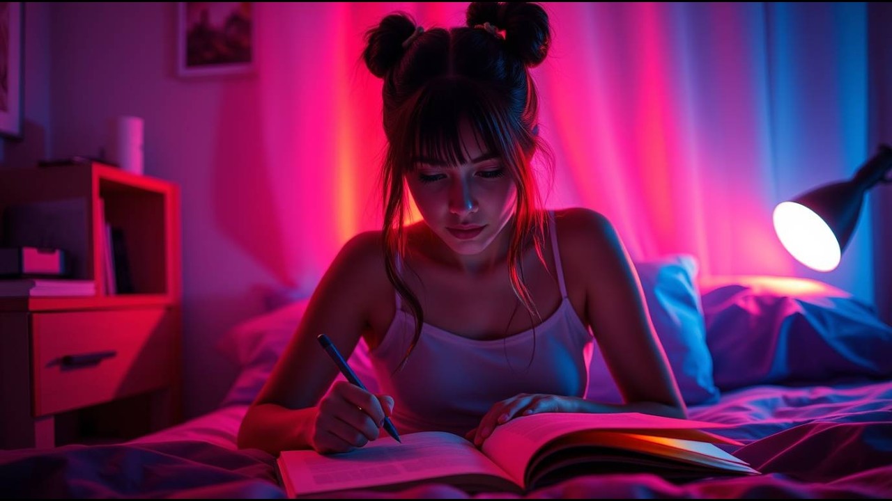 Synthwave for Deep Focus — 4H Immersive Neon Flow State [Sleep / Study / Relax]