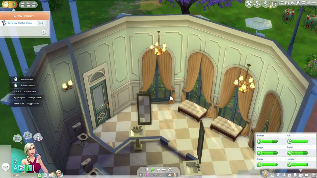 Kyra's first appearance-Sims 4 Rags To Riches Challenge Part 1