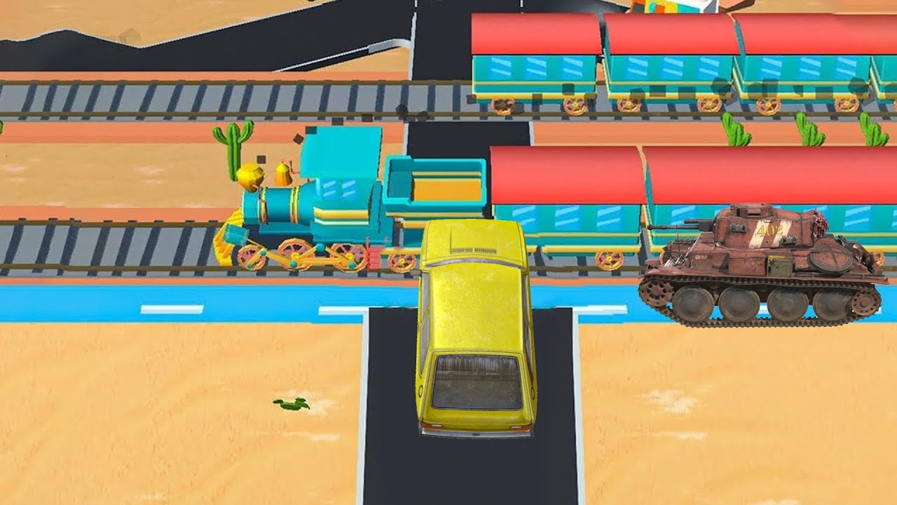 Jam Highway - Comeback Home All Levels Gameplay (Android,iOS) Fail Levels TRAIN Stunts