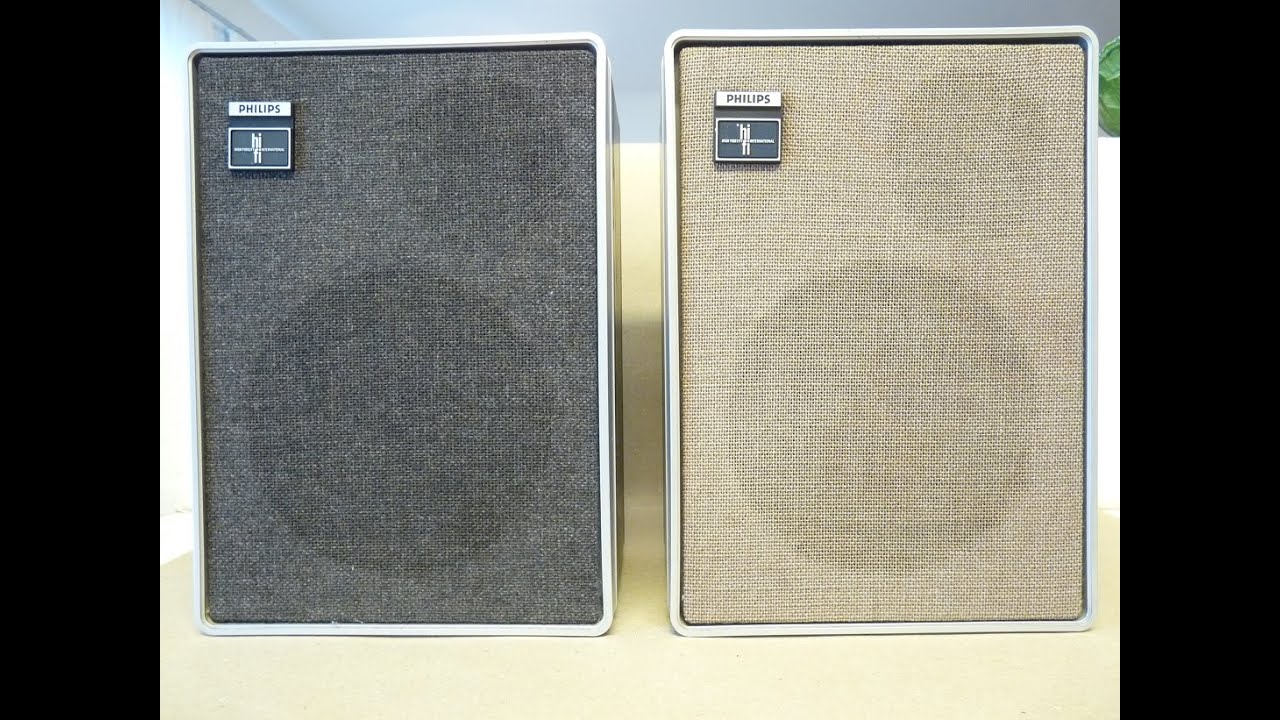 Philips Vintage Speakers 🔊 Type 22 RH443 / 11R Speaker / from the 70s