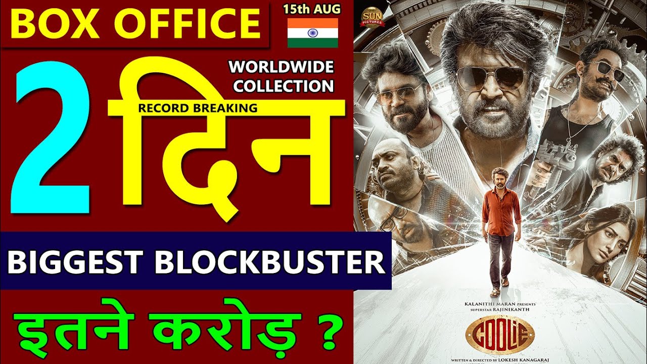 Coolie Box Office Collection Day 2, coolie total worldwide collection | Rajinikanth, Aamir Khan