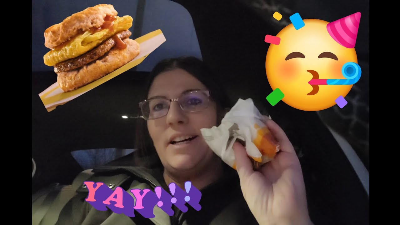 McDonalds Hot Honey Sausage Biscuit! #mcdonalds #hothoney #sausagebiscuit #breakfast  #tastetest  
