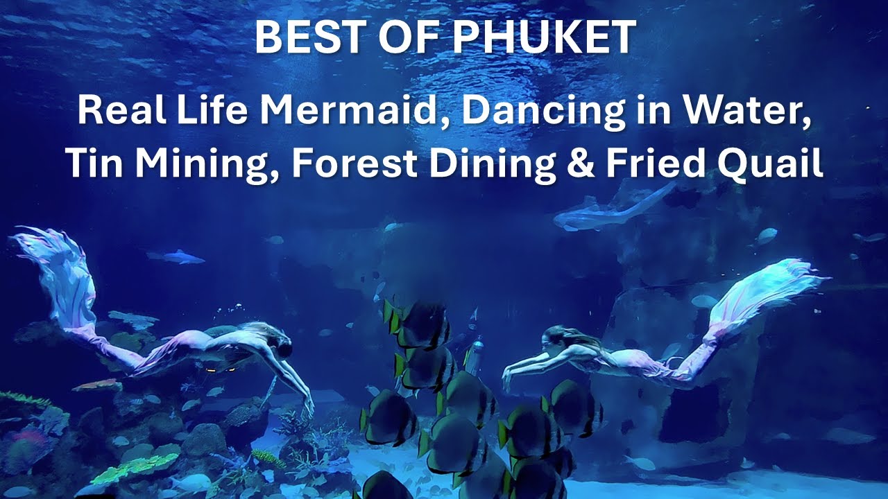 Best of Phuket - Day 5: Real Life Mermaid, Dancing in Water, Tin Mining, Forest Dining & Fried Quail