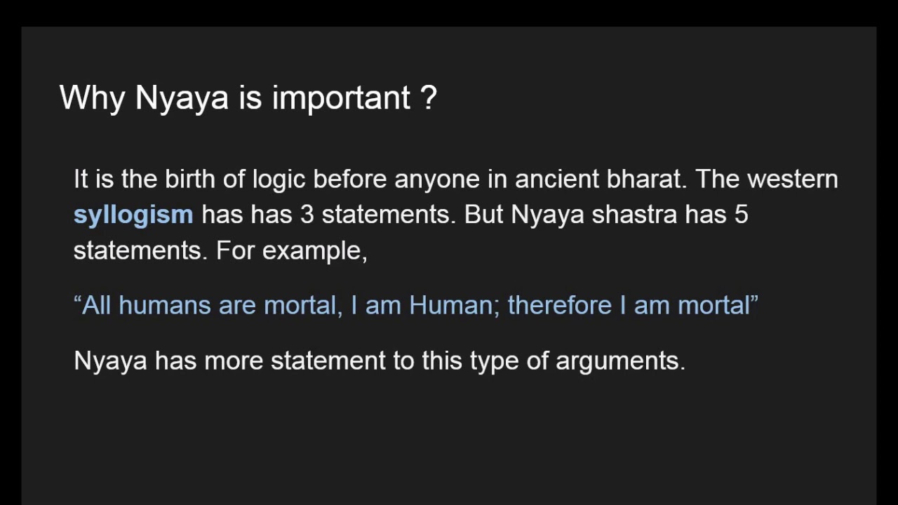Nyaya Sutra - Part 1