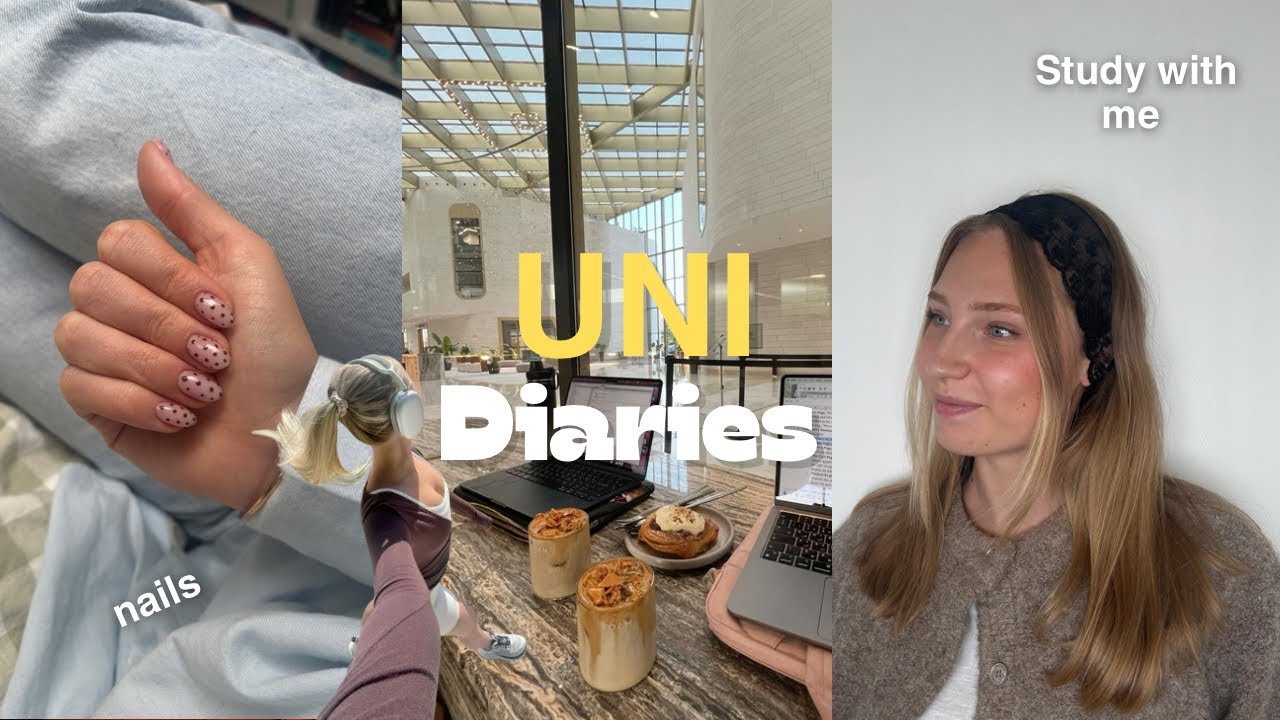 Uni diaries   l'automne, nails, pilate & more