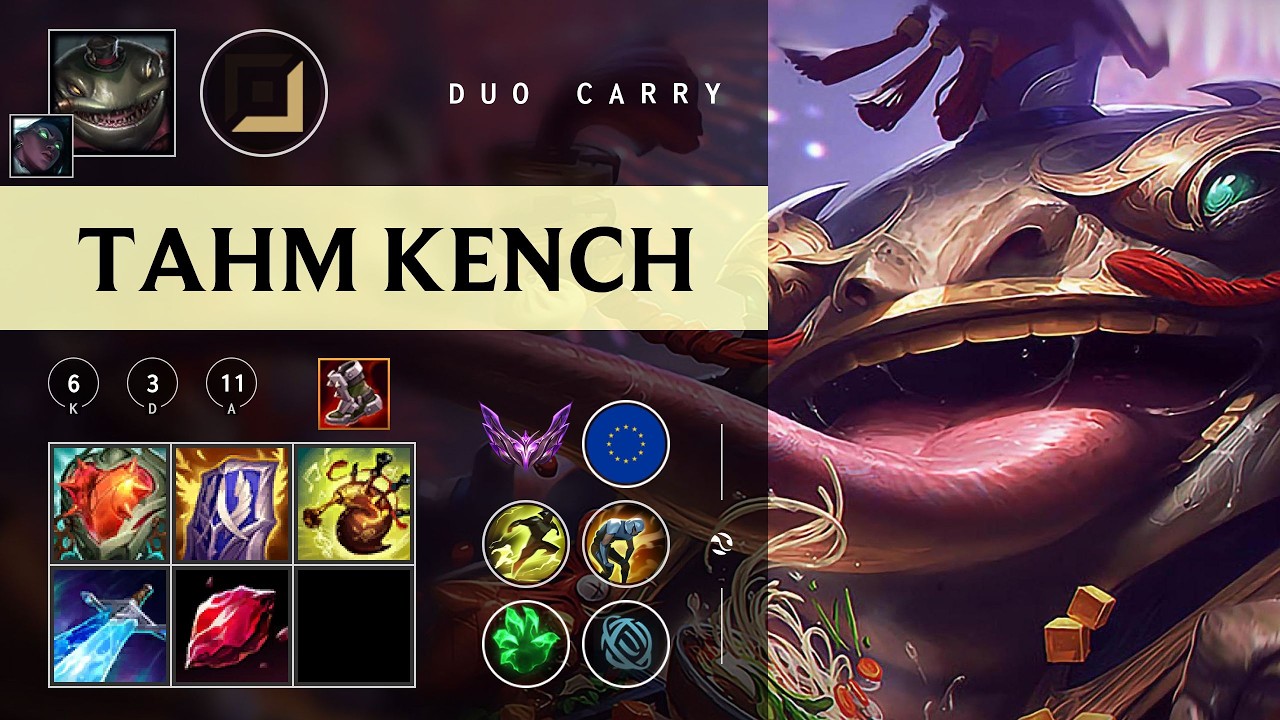 Tahm Kench Carry vs Samira - EUW Master Patch 26.05
